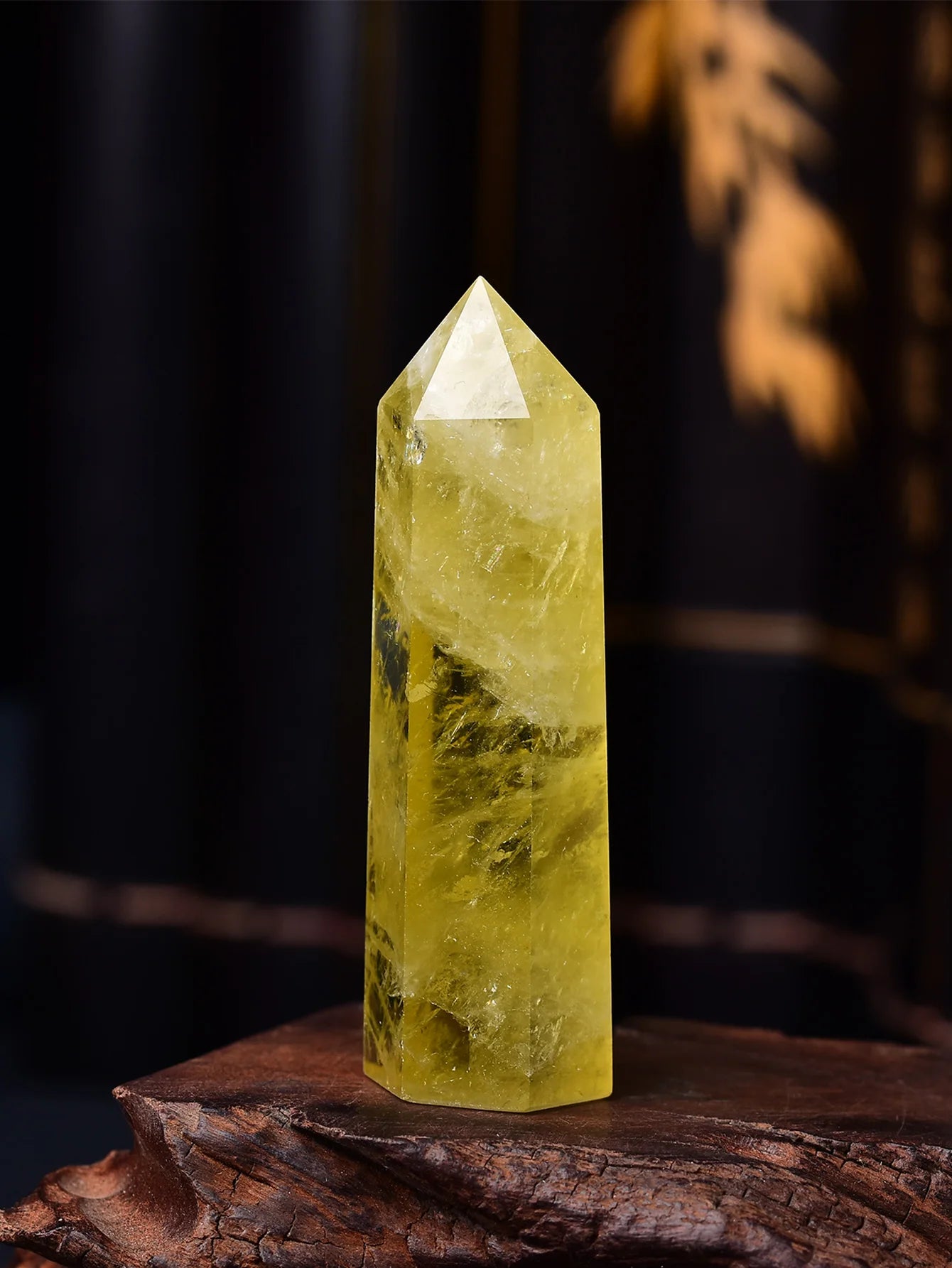 Natural Crystal Point Citrine Healing Obelisk