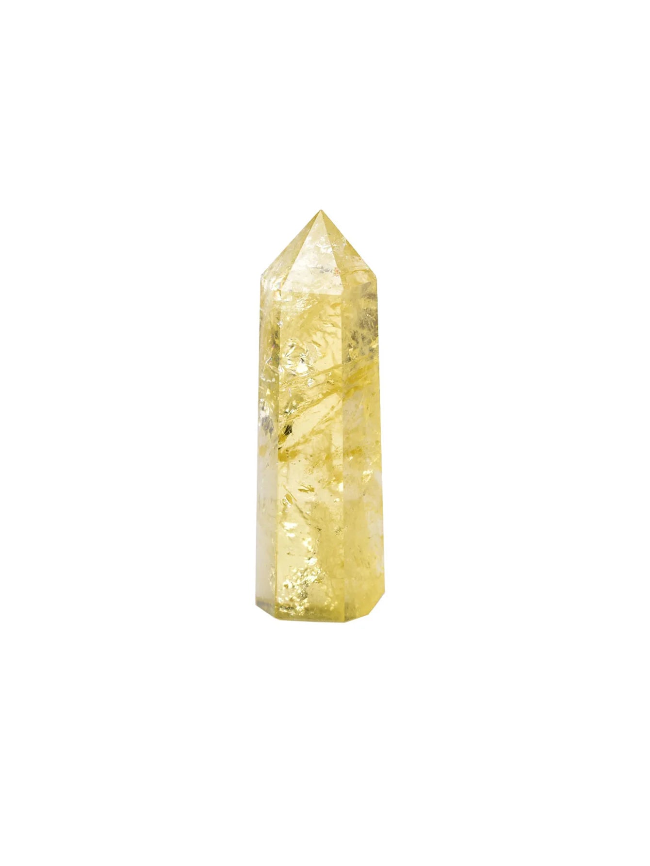 Natural Crystal Point Citrine Healing Obelisk